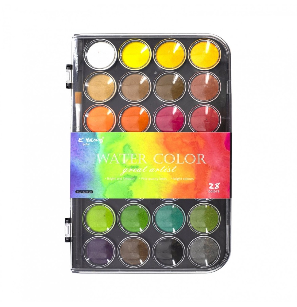 Yalong Water Color 28 Colors 1Pck