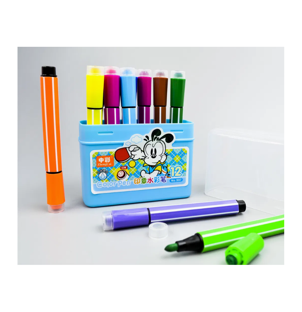 Zhongcai Color Pen 12Pc 1Box