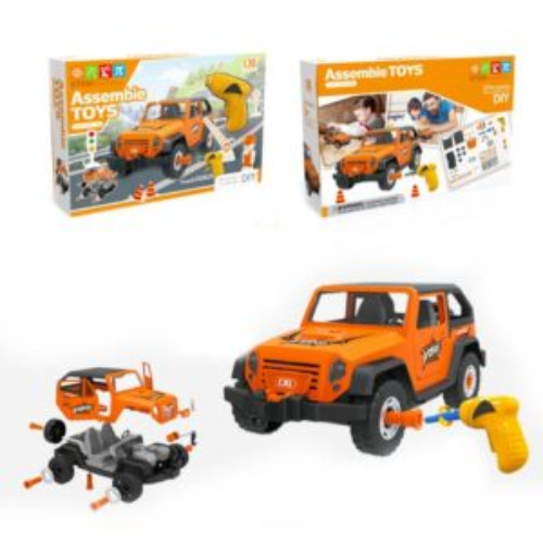 Assemble toys   -jeep  57 pcs