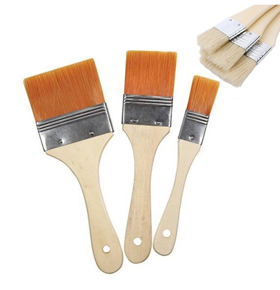 Pan Wen Bo Gesso Brush 3Pc 1Pck