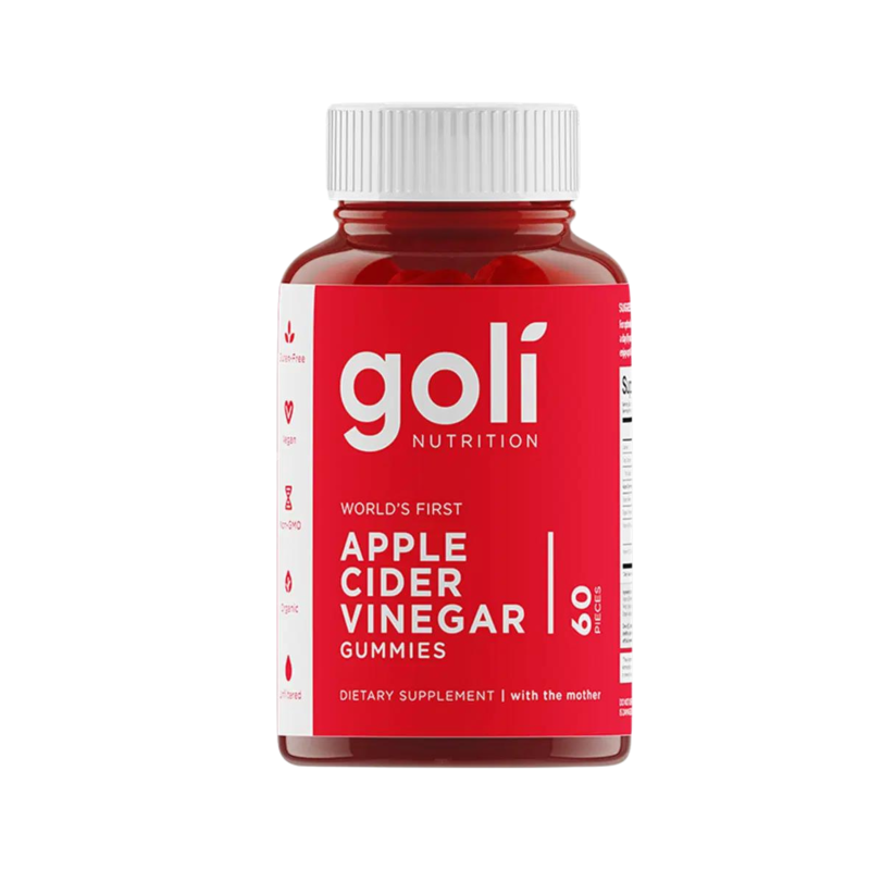 Goli Nutrition Apple Cider Vinegar, 60 Gummies