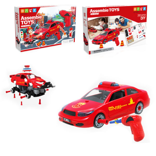 Assemble toys  - fire engine - 54pcs