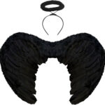 2pc. Angel Accessory Kit - Black