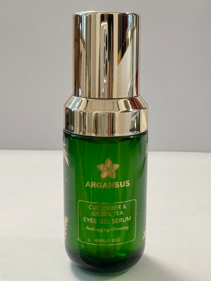 ARGANSUS CUCUMBER & GREEN TEA EYES GEL SERUM ANTI-AGING -FIRMING