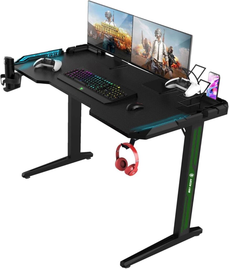 Green Lion Gaming Table - Black