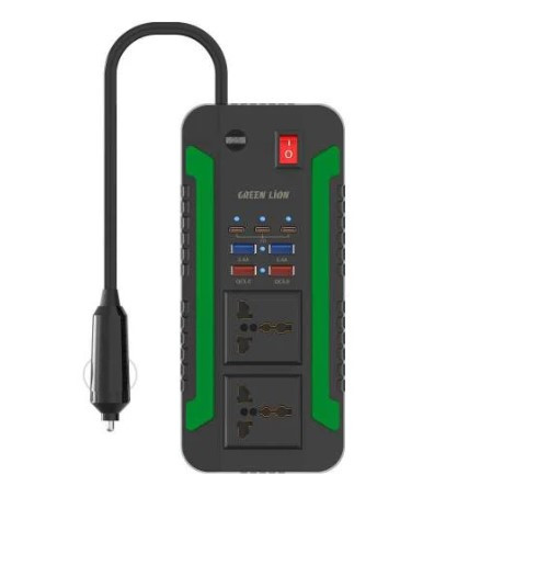 Green Lion Spark 300 Power Inverter - Black