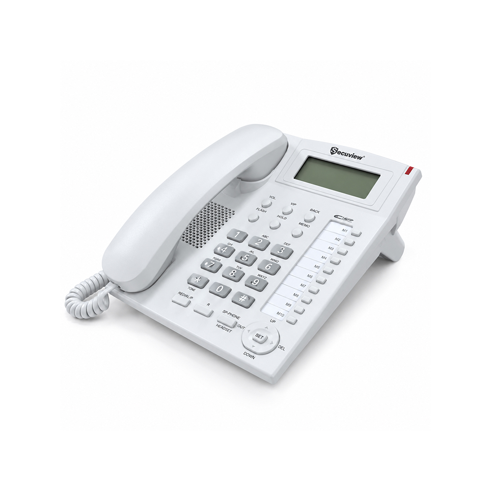 Secuview Telephone Caller ID Hands Free and 24 Ringer Landline Phone