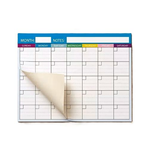 Undated Desktop Monthly Flip Calendar 28.5 × 21 cm