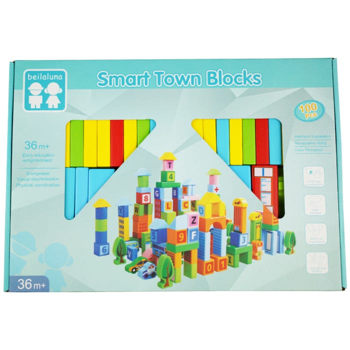 BEILALUNA TOWN BUILDING BLOCKS ABC