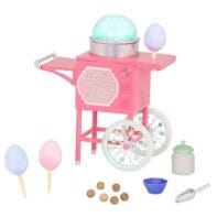 GLITTER GIRLS DELUXE COTTON CANDY MACHINE (PRINTED TRAY, HANG TAG)