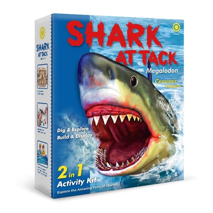 TP TOYS PREHISTORIC CREATURE DIGS MEGALODON