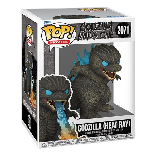 FUNKO POP PREMIUM MOVIES GODZILLA  GODZILLA HEAT RAY