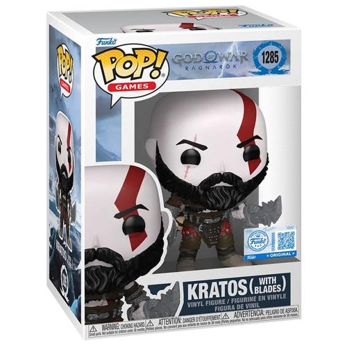 FUNKO POP GAMES GOD OF WAR  KRATOS WITH BLADES