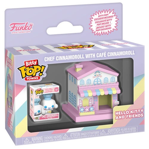 FUNKO BITTY POP TOWNS SANRIO  CAFA CINNAMOROLL CHANCE OF CHASE