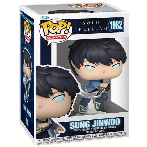FUNKO POP ANIMATION SOLO LEVELING  SUNG JINWOO CHANCE OF CHASE