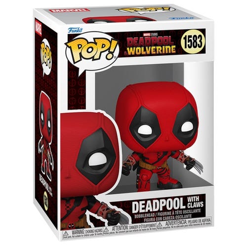 FUNKO POP MARVEL  DEADPOOL 3 S4  DEADPOOL WITH CLAWS