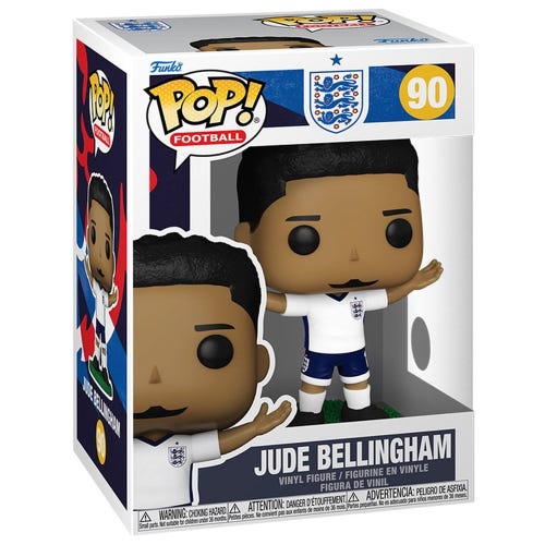 FUNKO POP FOOTBALL ENGLAND  JUDE BELLINGHAM