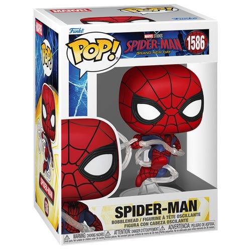 FUNKO POP MARVEL SPIDERMAN BRAND NEW DAY  SPIDERMAN