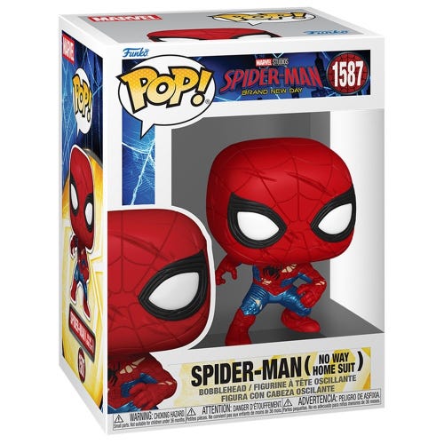 FUNKO POP MARVEL SPIDERMAN BRAND NEW DAY  SPIDERMAN NO WAY HOME SUIT