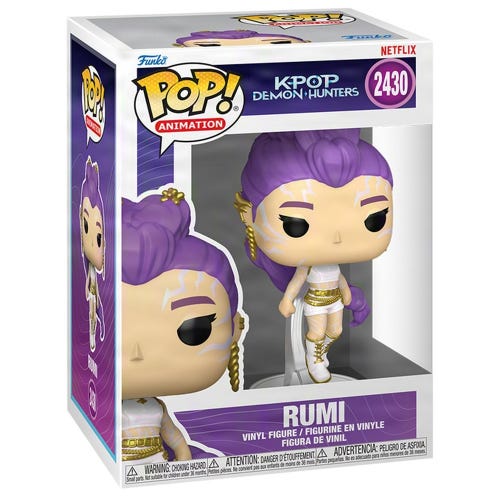 FUNKO POP ANIMATION KPOP DEMON HUNTERS  RUMI WHAT IT SOUNDS LIKE CHANCE OF CHASE GW