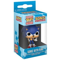 FUNKO POCKET POP GAMES  SONIC WITH  RING