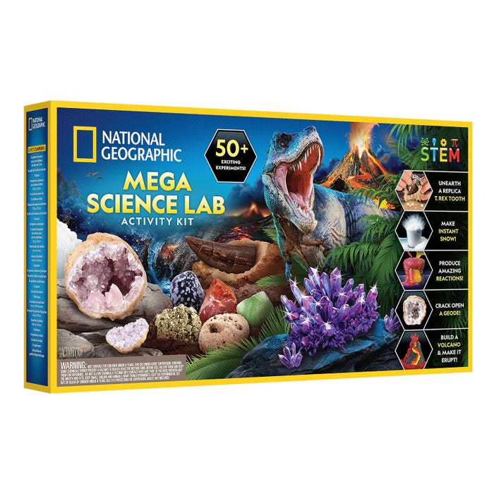 NATIONAL GEOGRAPHICNG MEGA SCIENCE LAB ACTIVITY KIT