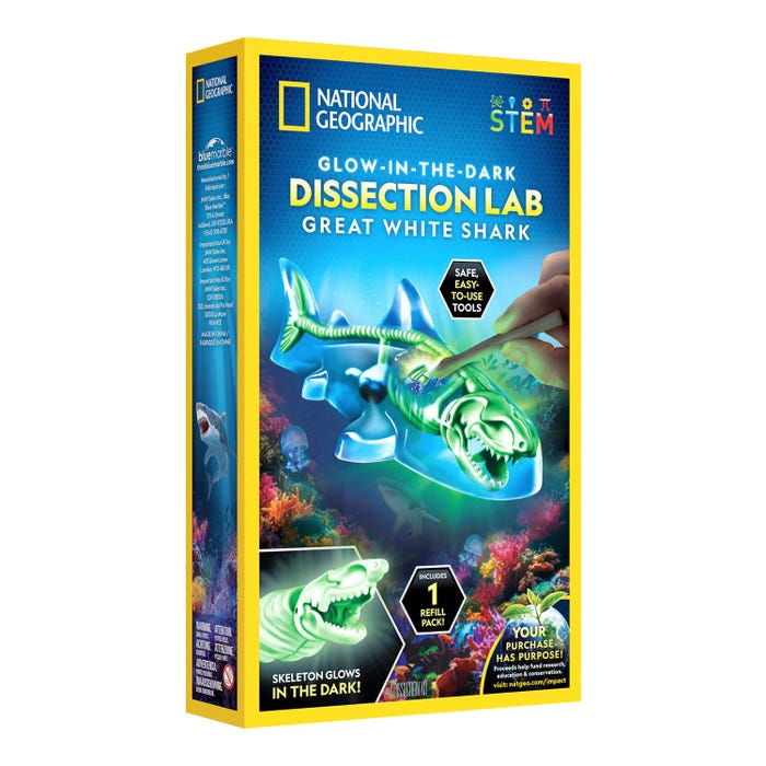 NATIONAL GEOGRAPHICNG GID GREAT WHITE SHARK DISSECTION LAB