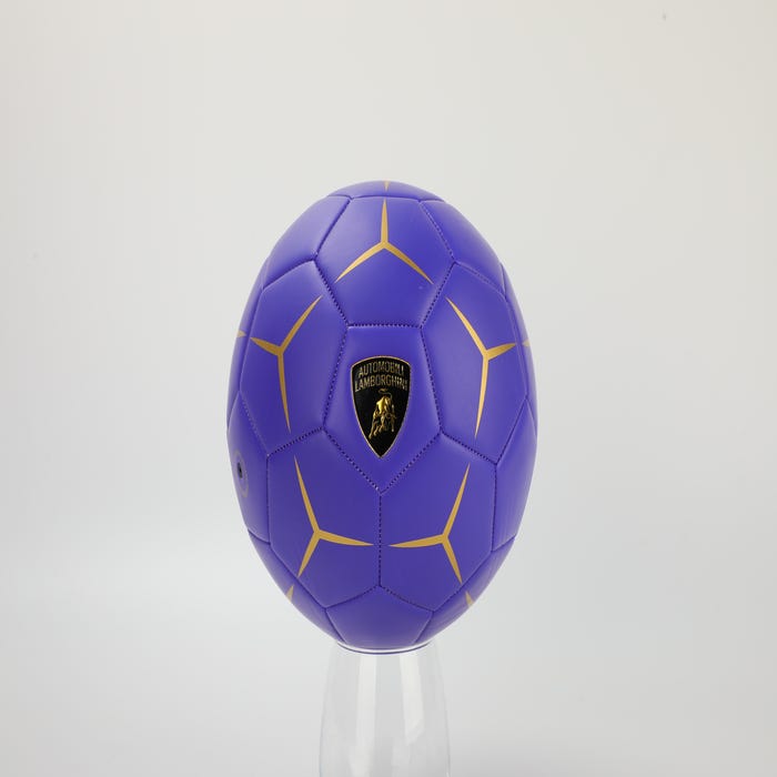 LAMBORGHINI NO.5 MACHINE SEWING PVC SOCCER BALL- PURPLE