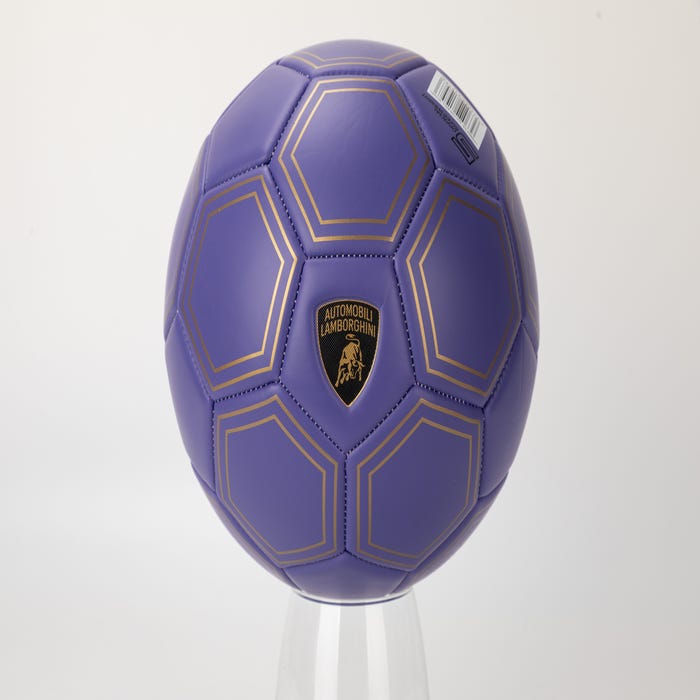 LAMBORGHINI NO.5 MACHINE SEWING PVC SOCCER BALL- PURPLE