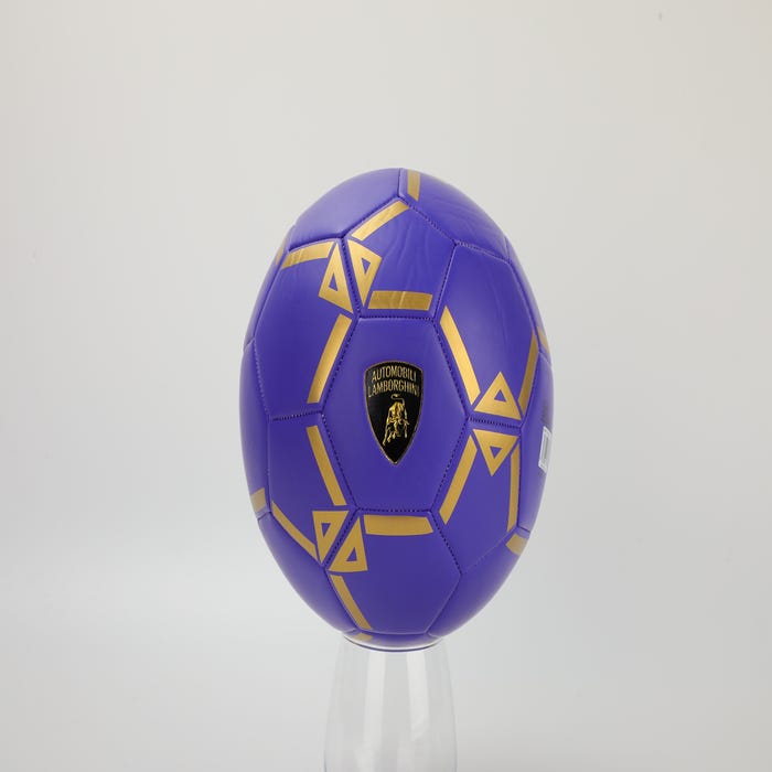 LAMBORGHINI NO.5 MACHINE SEWING PVC SOCCER BALL- PURPLE
