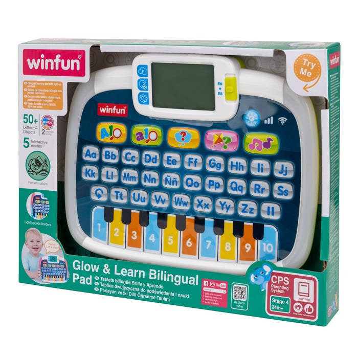 WINFUN GLOW LEARN BILINGUAL PAD