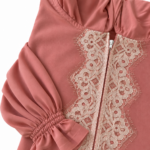 prayer Dress pure cotton in a warm dusty pink