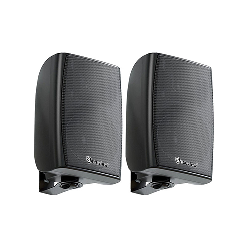 Secuview 40W PA Wall Mount Speakers With High Quality Sound (Black)
