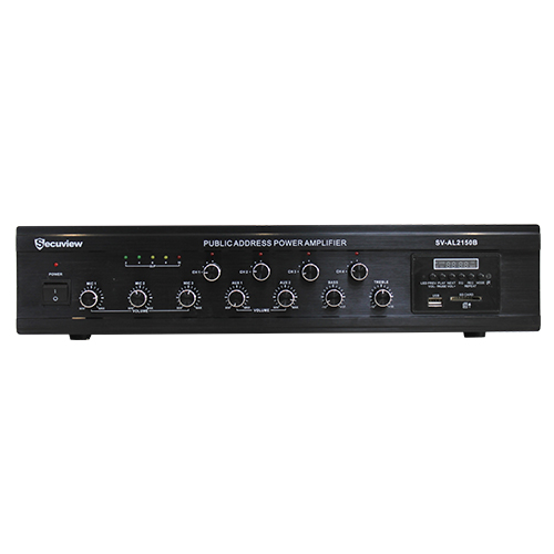 150W PA Amplifier | 3 Mics – Powerful Value Audio | Secuview