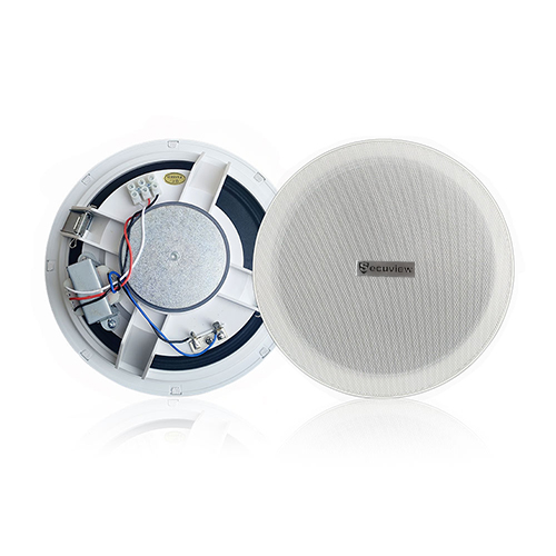 Secuview All-Metal Grill PA Ceiling Speaker with Crystal-Clear Audio